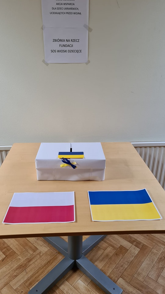 Podsumowanie zbiórki pieniędzy na rzecz dzieci z Ukrainy