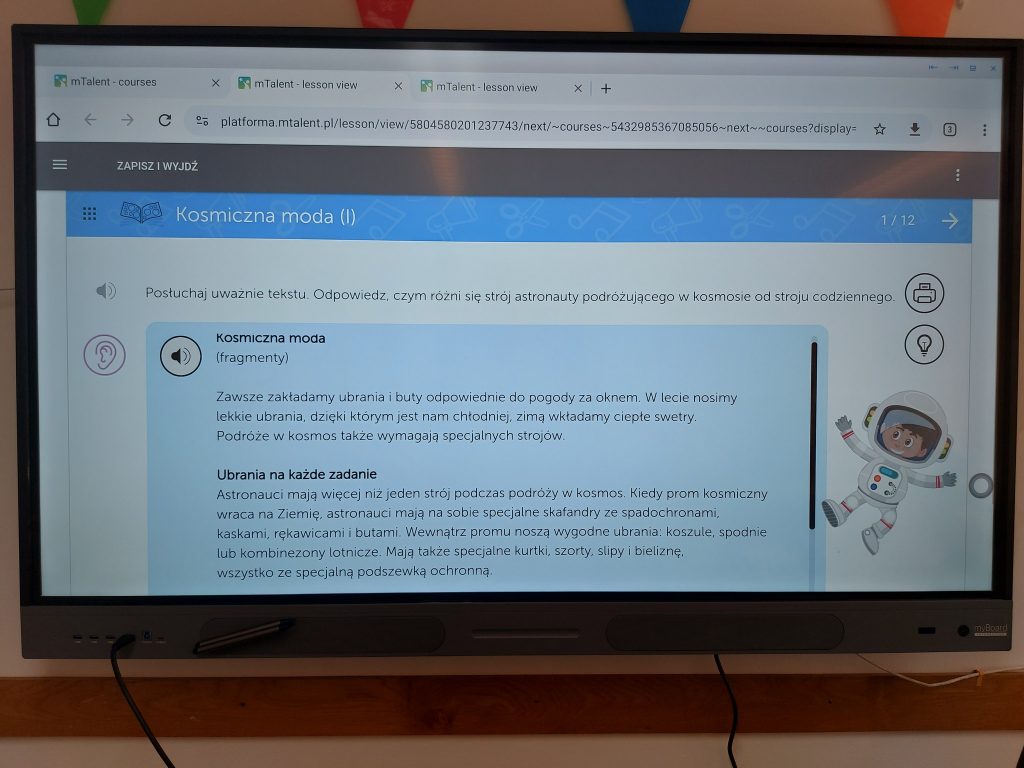 Klasa 6 SP doskonali umiejętności językowe