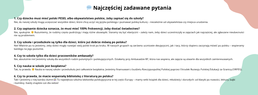 Najczęściej zadawane pytania