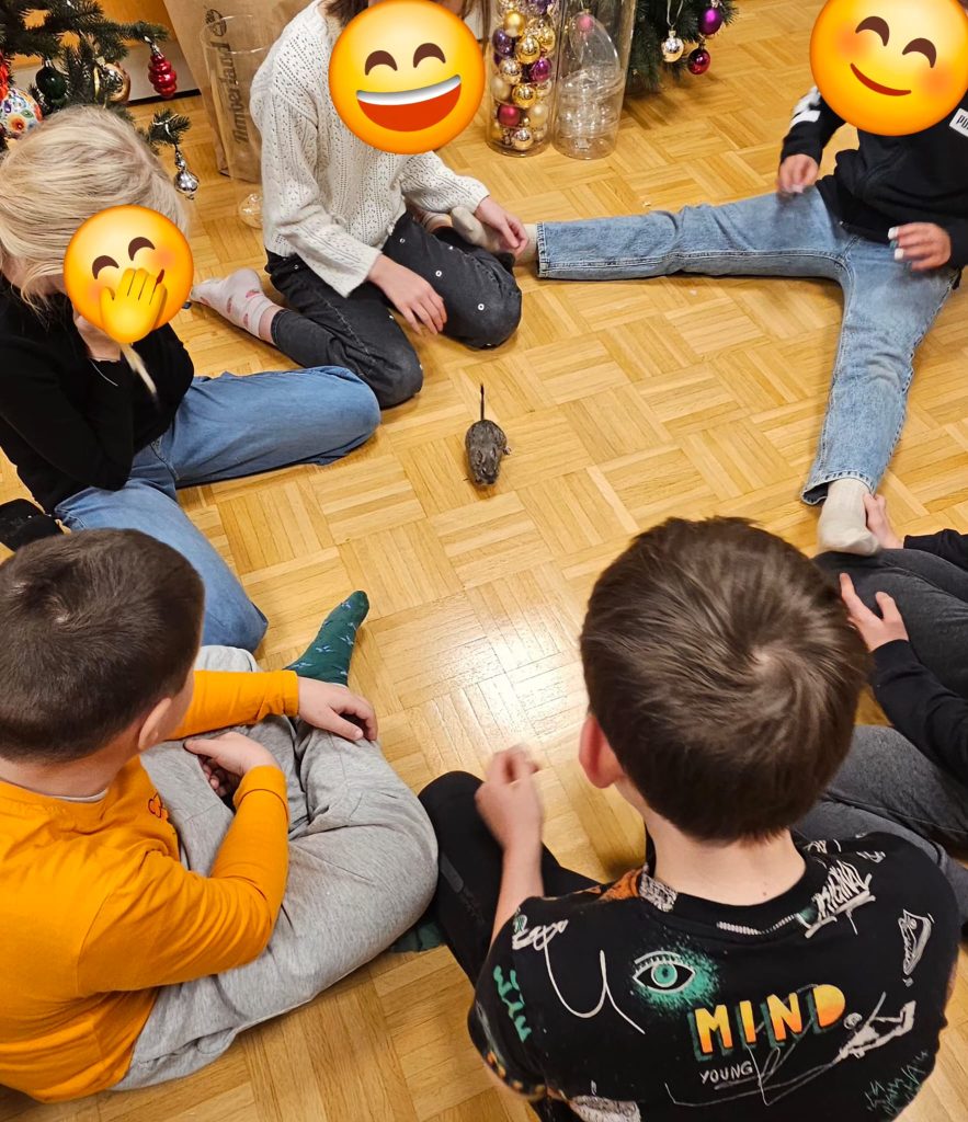 Przerwa pełna radości w klasie 4! 💛🐾