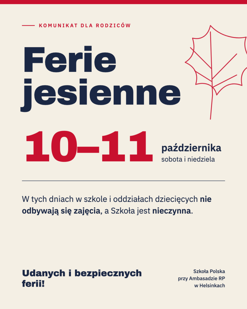 Ferie jesienne